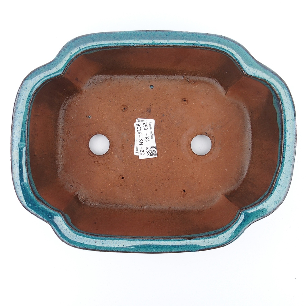 Tál 26 x 20 x 8,5 cm kék-zöld