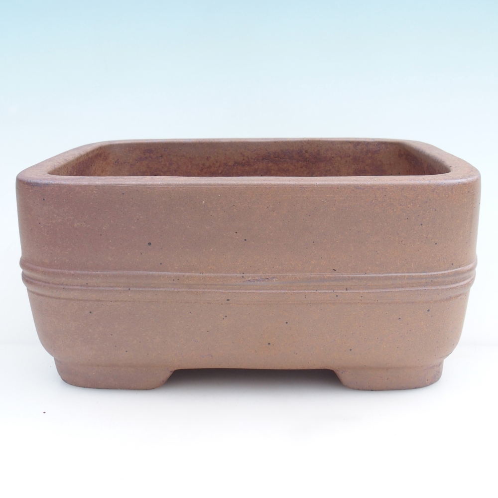 kerámia bonsai tál 26 x 20,5 x 12 cm, barna