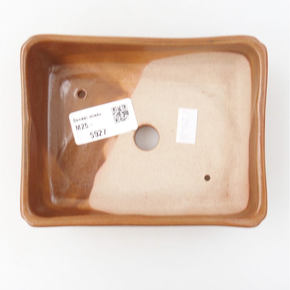 kerámia bonsai tál 22 x 17 x 5 cm, zöld