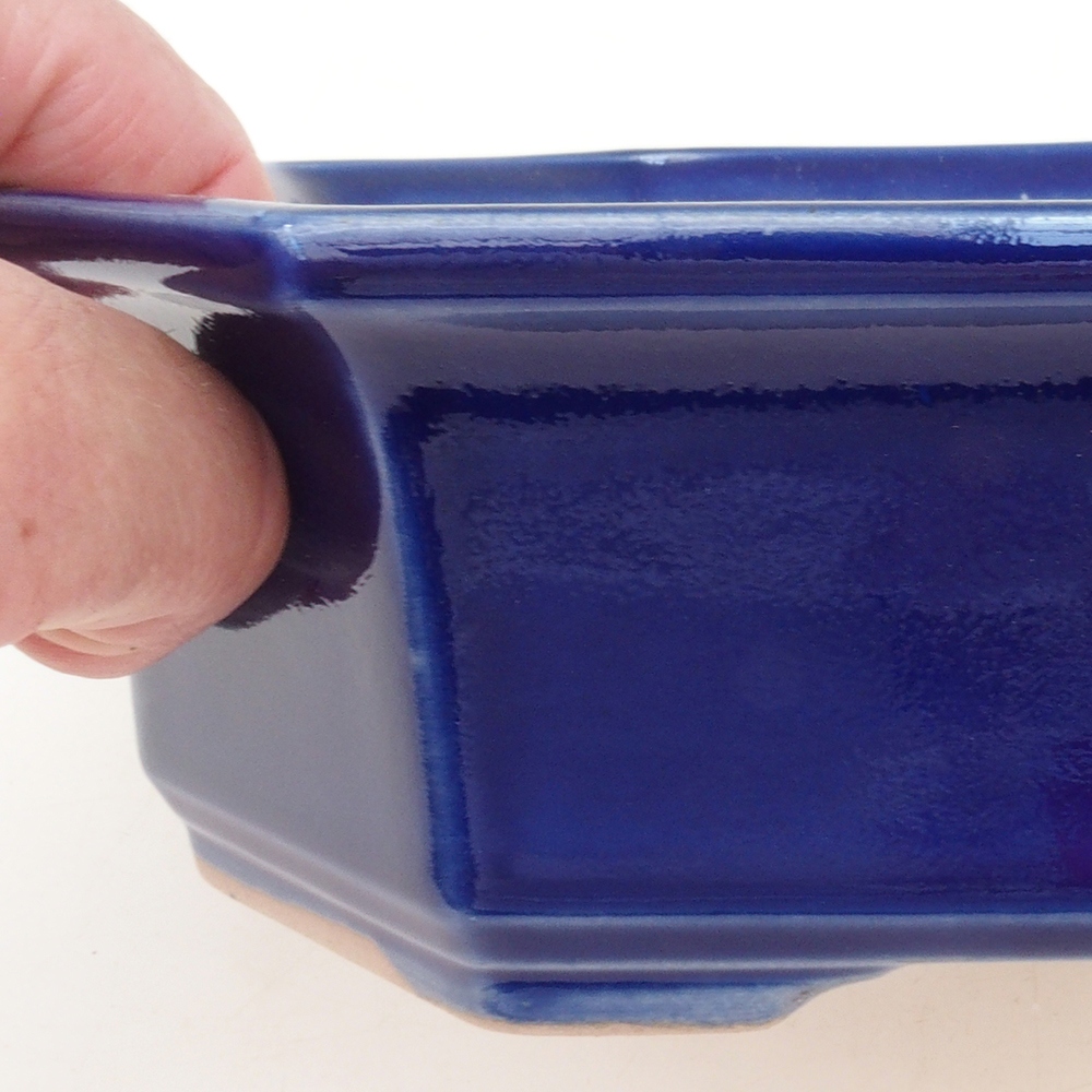 Bonsai tál H14 - 17,5 x 17,5 x 6 - kék