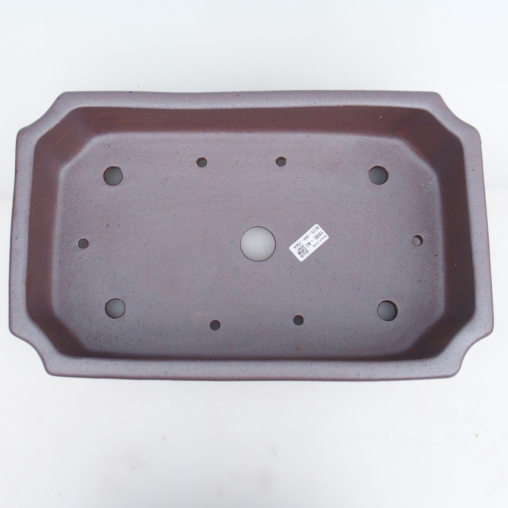 kerámia bonsai tál 44 x 27 x 13 cm , fém színű - CSAK SZEMÉLYES ELSZÁLLÍTÁS vagy raklapos szállítás