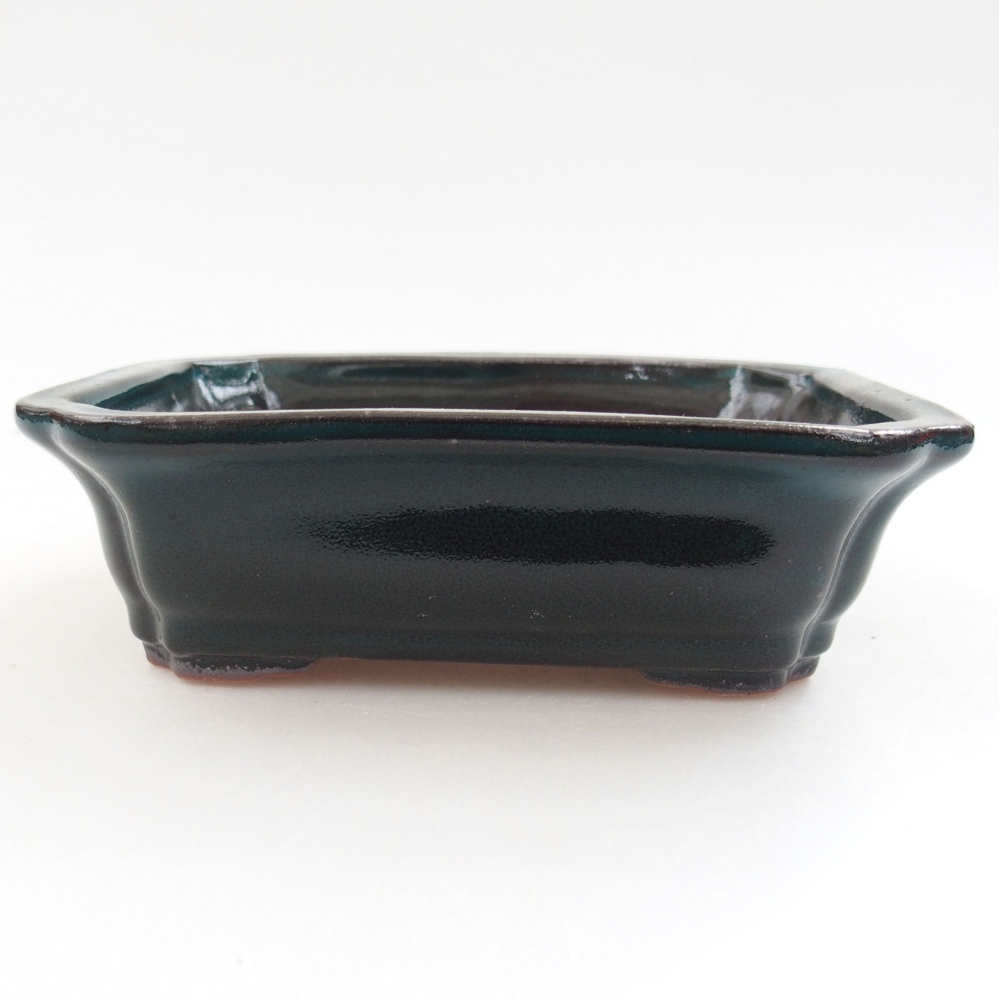 kerámia bonsai tál 22 x 17 x 5 cm, zöld