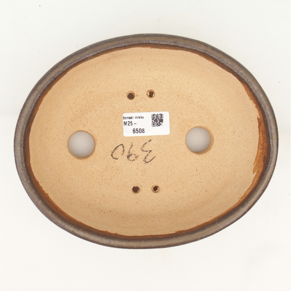 Bonsai tál 20 x 16 x 6 cm , színe barna