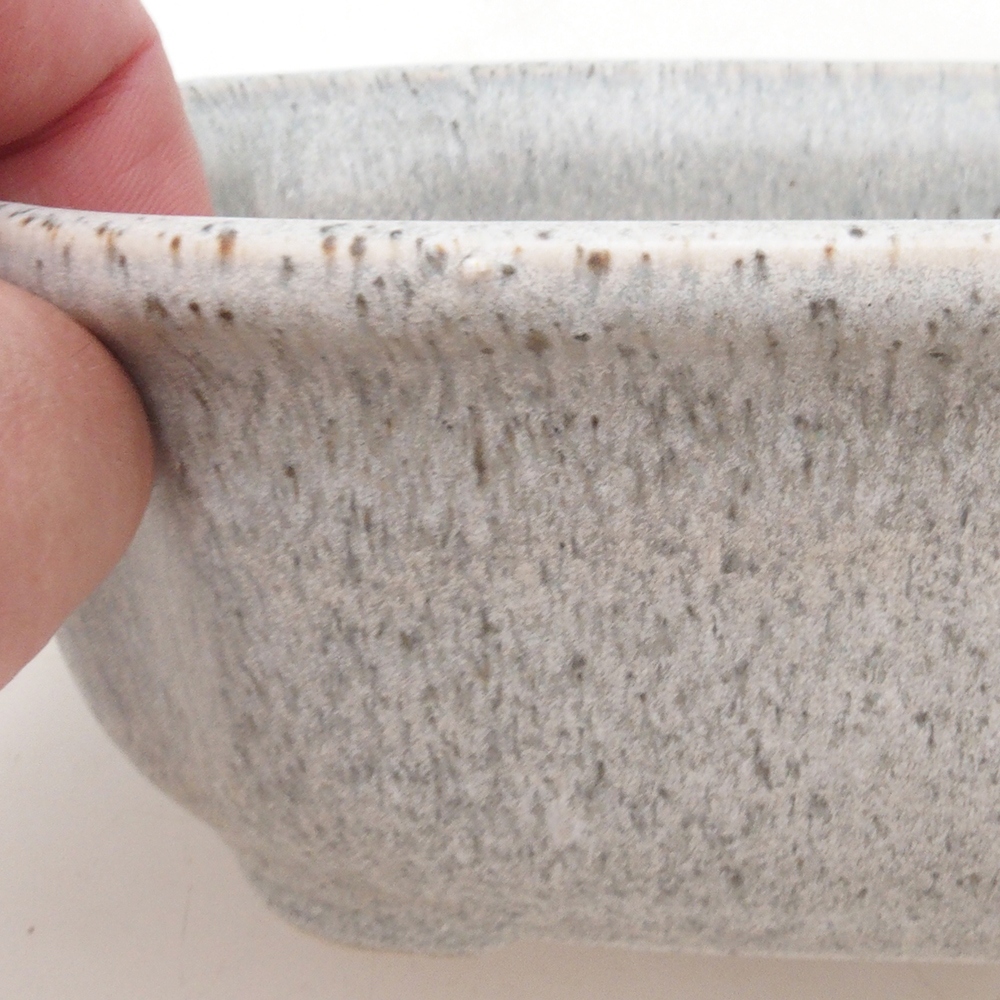 Bonsai tál H31 - 14 x 12 x 5,5 cm. - bézs színű