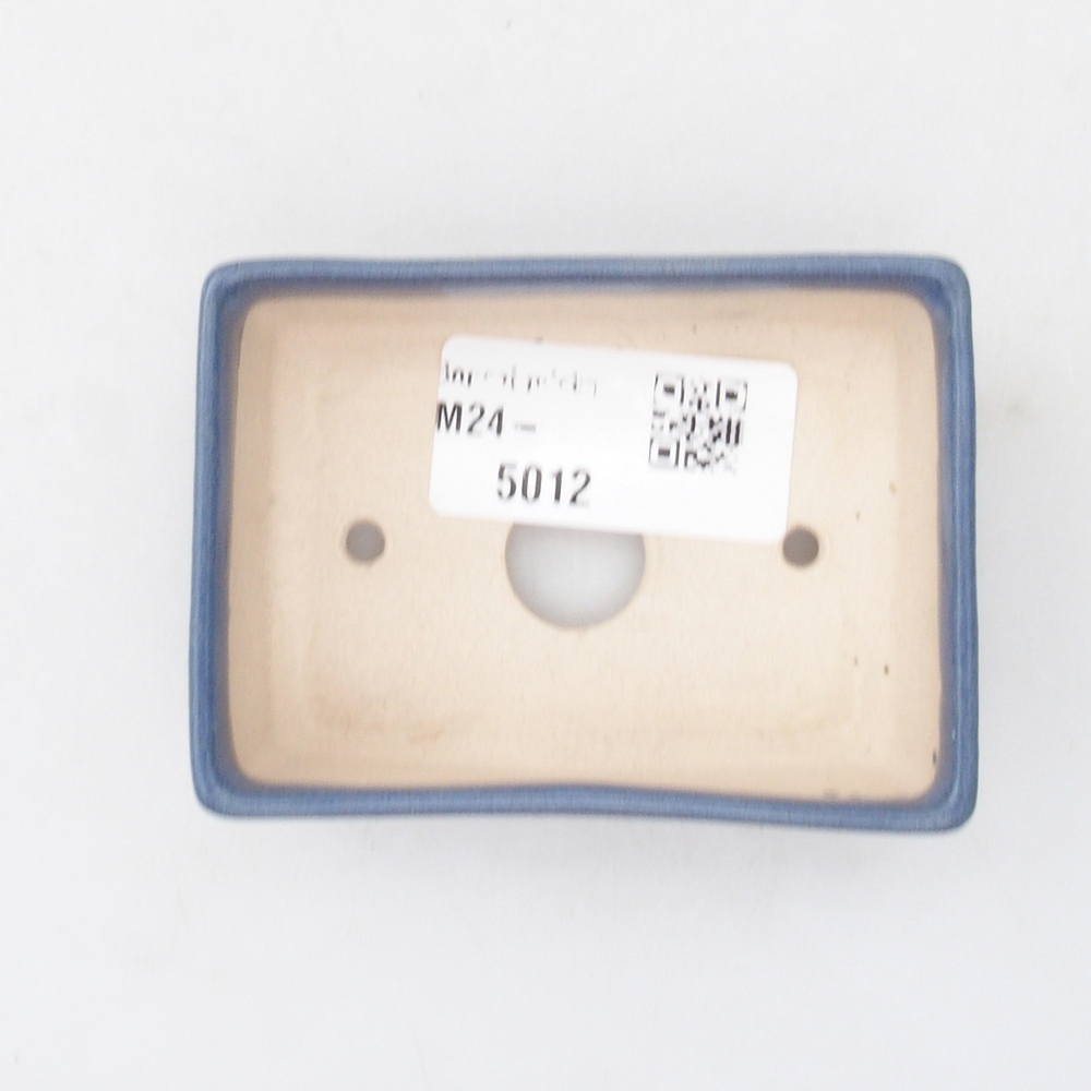 Mini bonsai tál 8 x 5,5 x 2,5 cm, kék színben