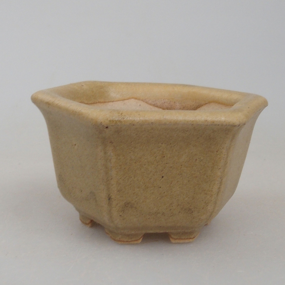 Mini bonsai tál 5 x 4,5 x 3 cm, barna