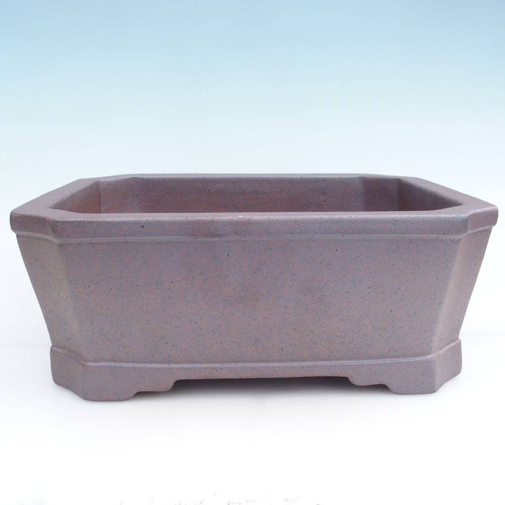 Kerámia bonsai tál 33 x 26 x 12,5 cm, fém színben