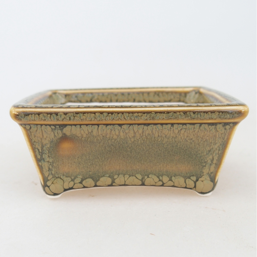 Mini bonsai tál 7,5 x 6 x 3 cm, zöld