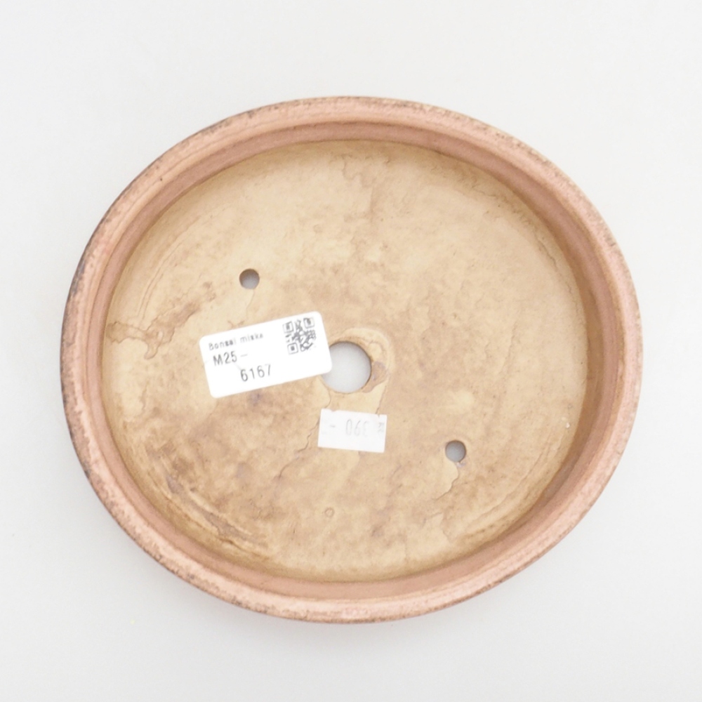 kerámia bonsai tál 10 x 8,5 x 4 cm, barna