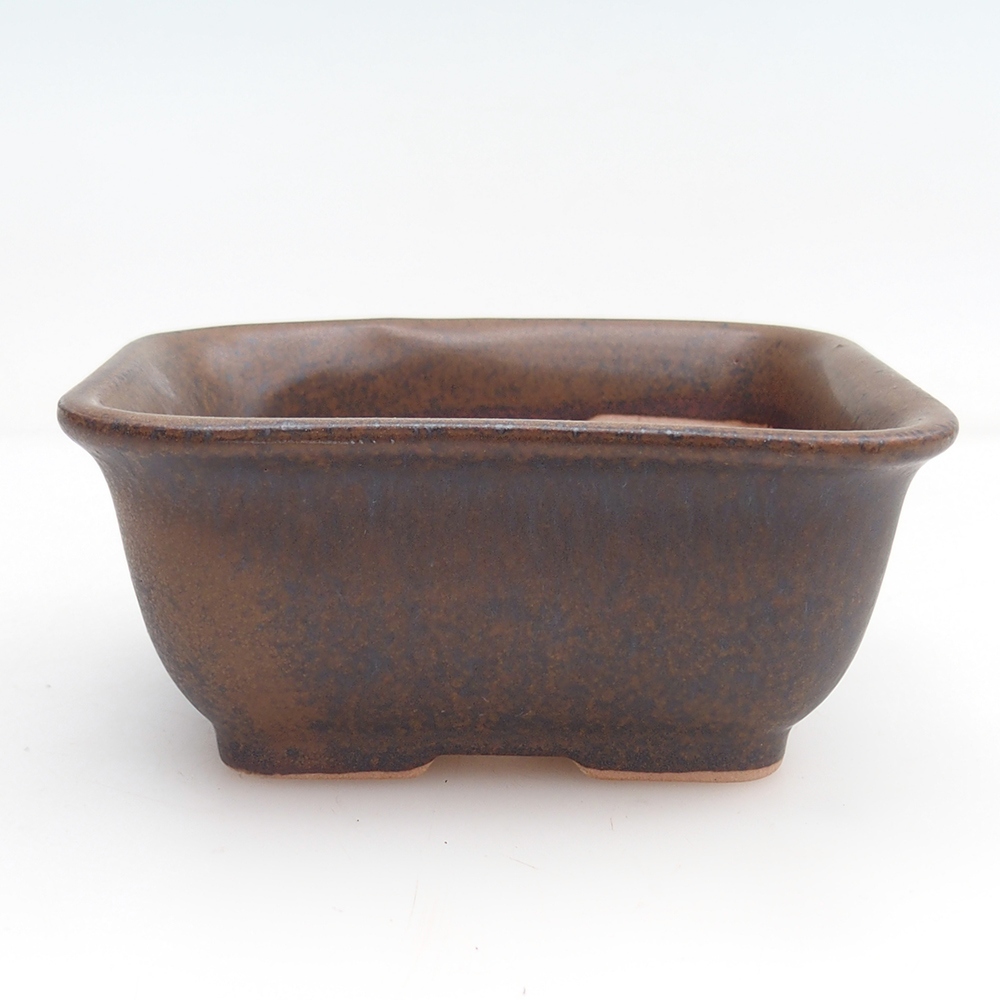 Bonsai tál + csészealj H11 - 11,5 x 10 x 4 cm. - zöld