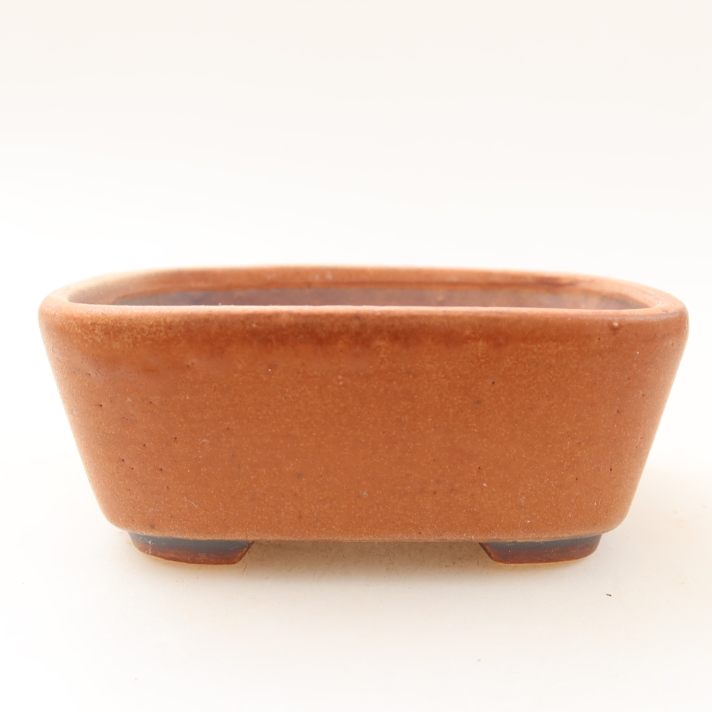 kerámia bonsai tál 10 x 8,5 x 4 cm, rózsaszínű