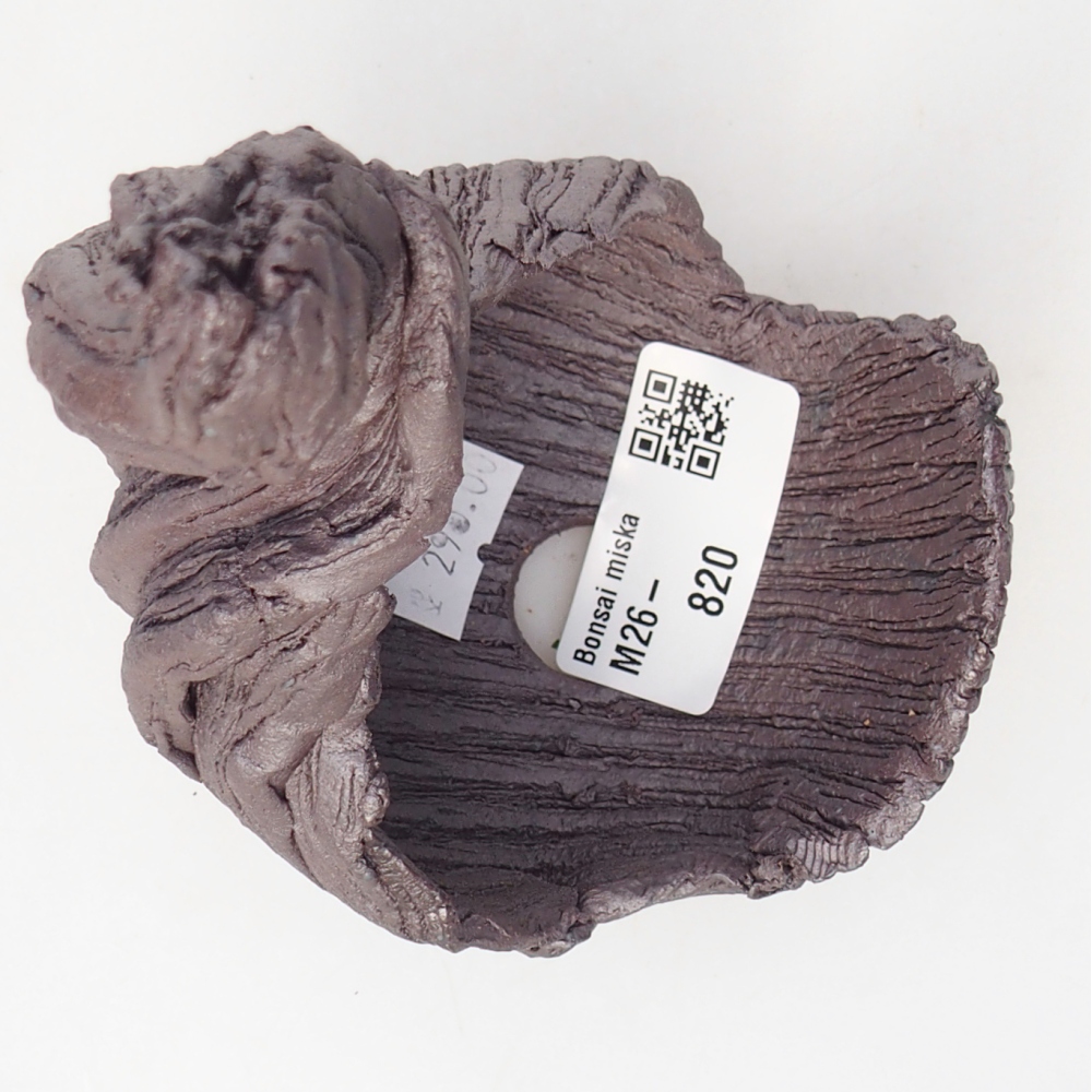 Kerámia kagyló 8,5 x 8 x 14,5 cm , fémes színű