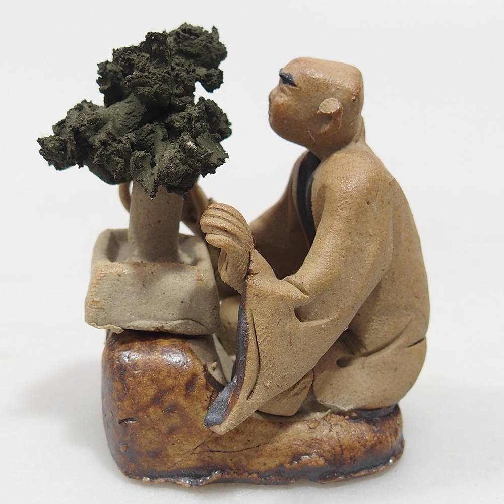Kerámia figura - Bonsaiista