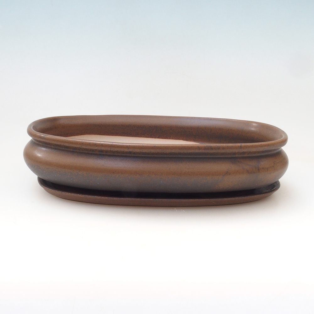 Bonsai tál + csészealj H15 - 25,5x17,5x6 cm.