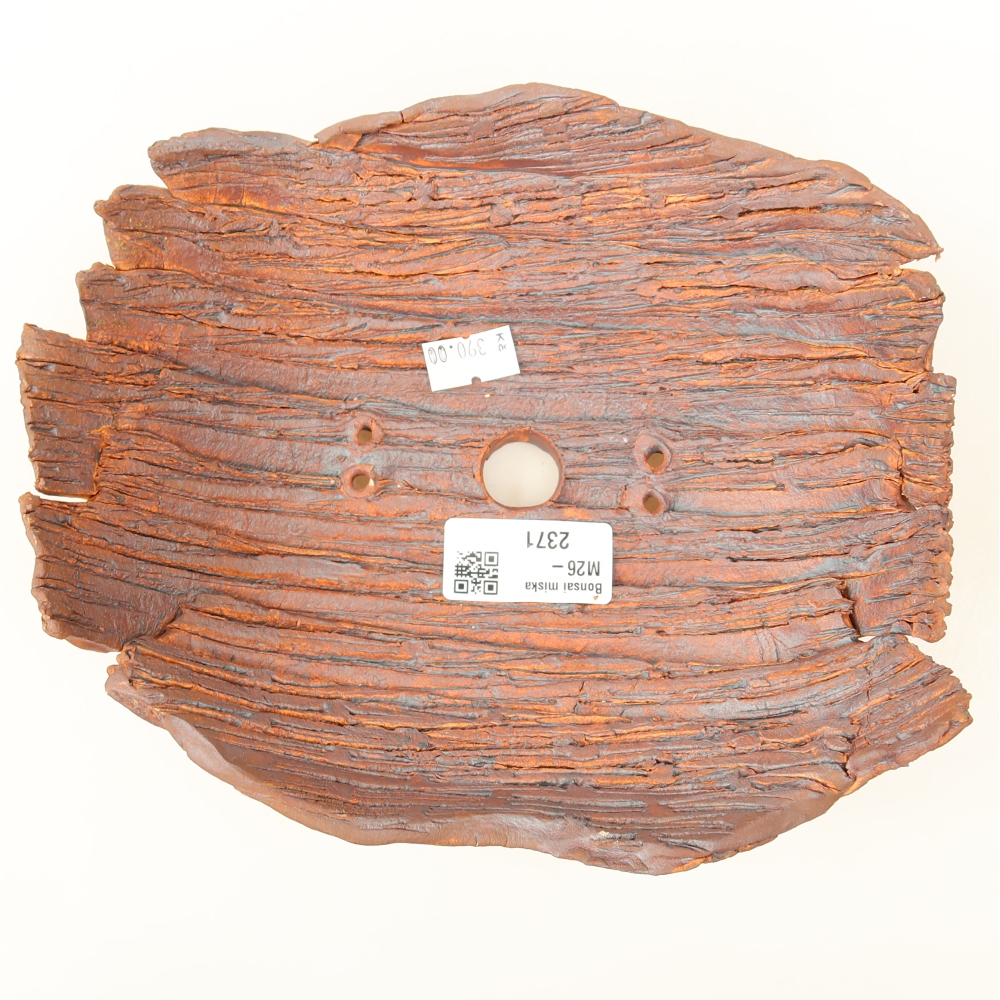 Kerámia héj  20 x 17 x 7,5 cm, barna színű