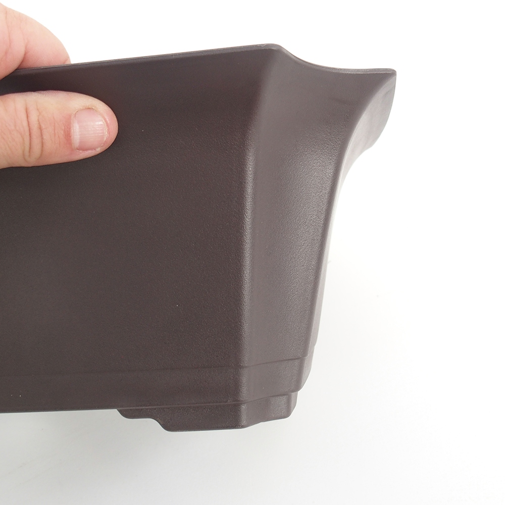 Műanyag tál MP-21 - 32,5 x 23 x 13 cm barna