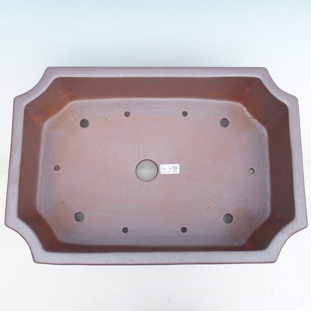 kerámia bonsai tál 52,5 x 35,5 x 18 cm , fém színű - CSAK SZEMÉLYES ELSZÁLLÍTÁS vagy raklapos szállítás