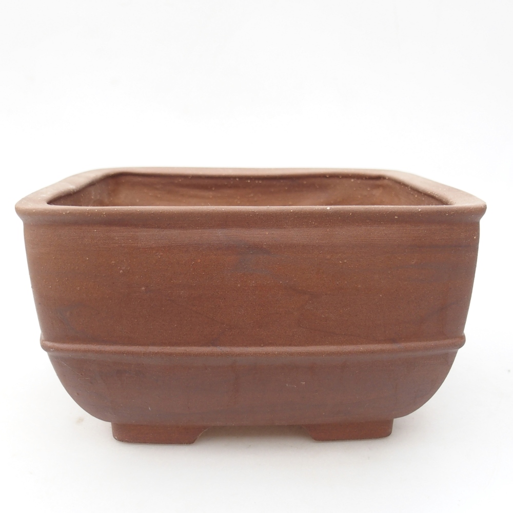 kerámia bonsai tál 16 x 16 x 9,5 cm, barna