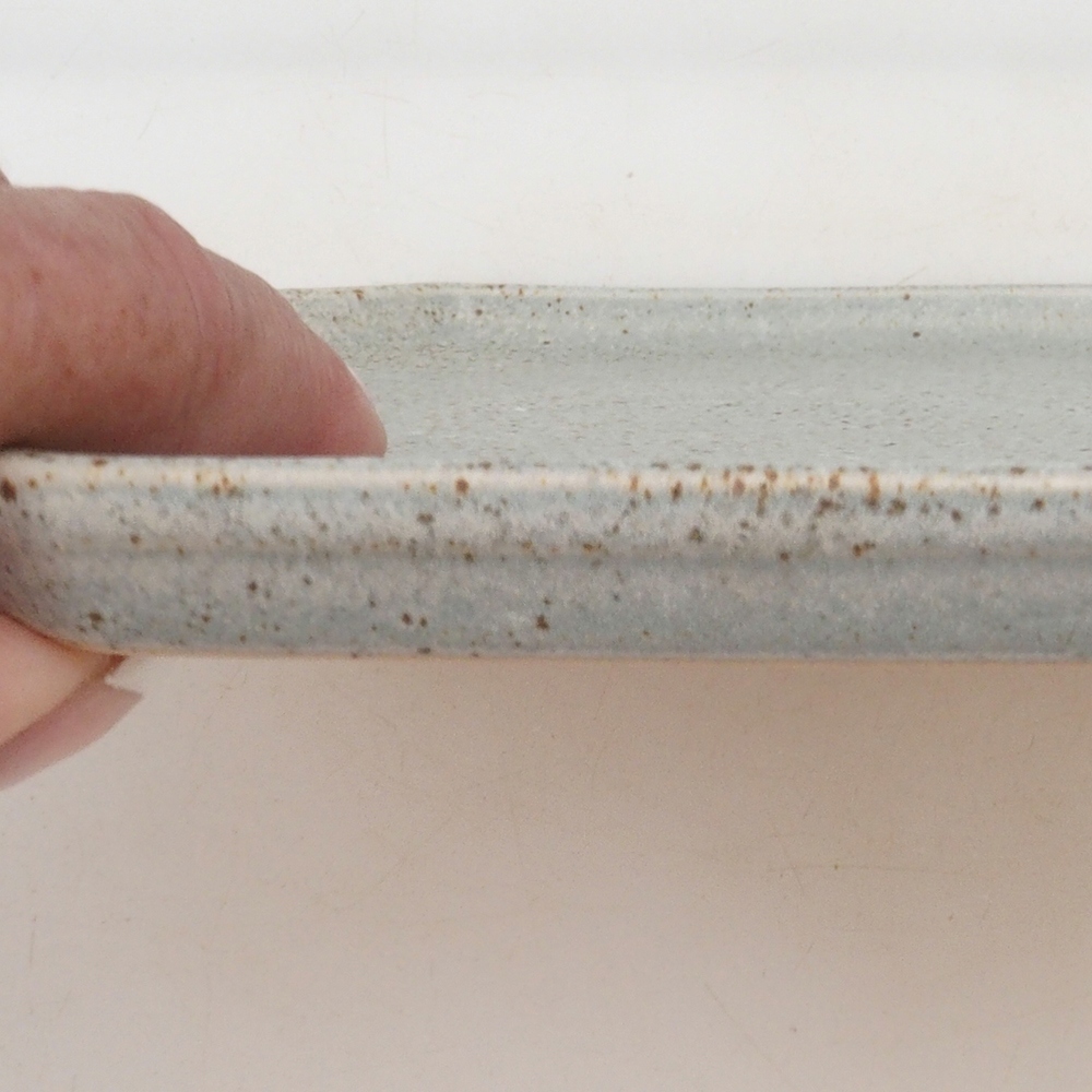 Kerámia tál H14 - 18 x 18 x 1 cm - bézs színű