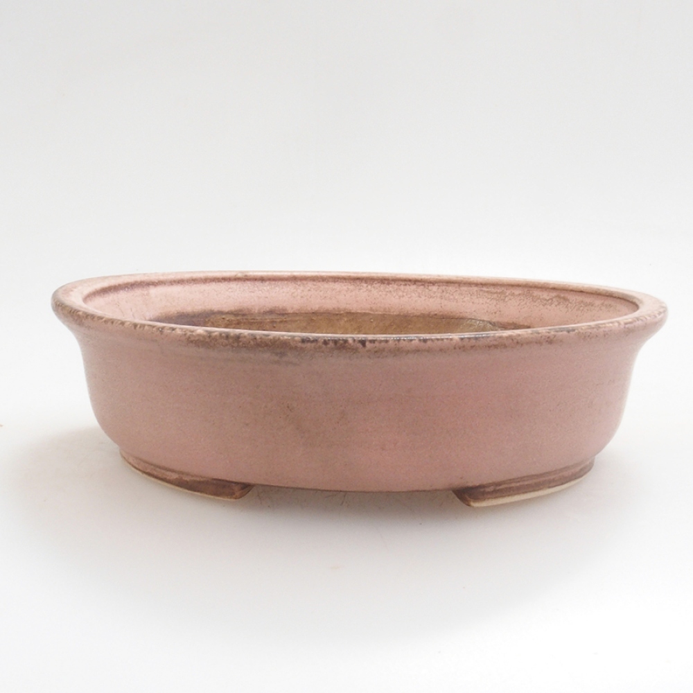 kerámia bonsai tál 10 x 8,5 x 4 cm, barna