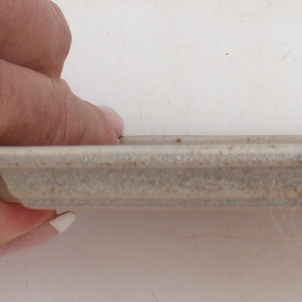 Kerámia csészealj H01 - 11,5 x 8 x 0,5 cm - bézs színű