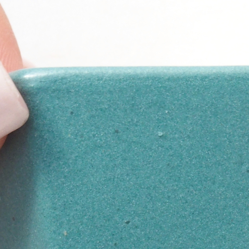 kerámia bonsai tál 6,5 x 5,5 x 4 cm, kék színben