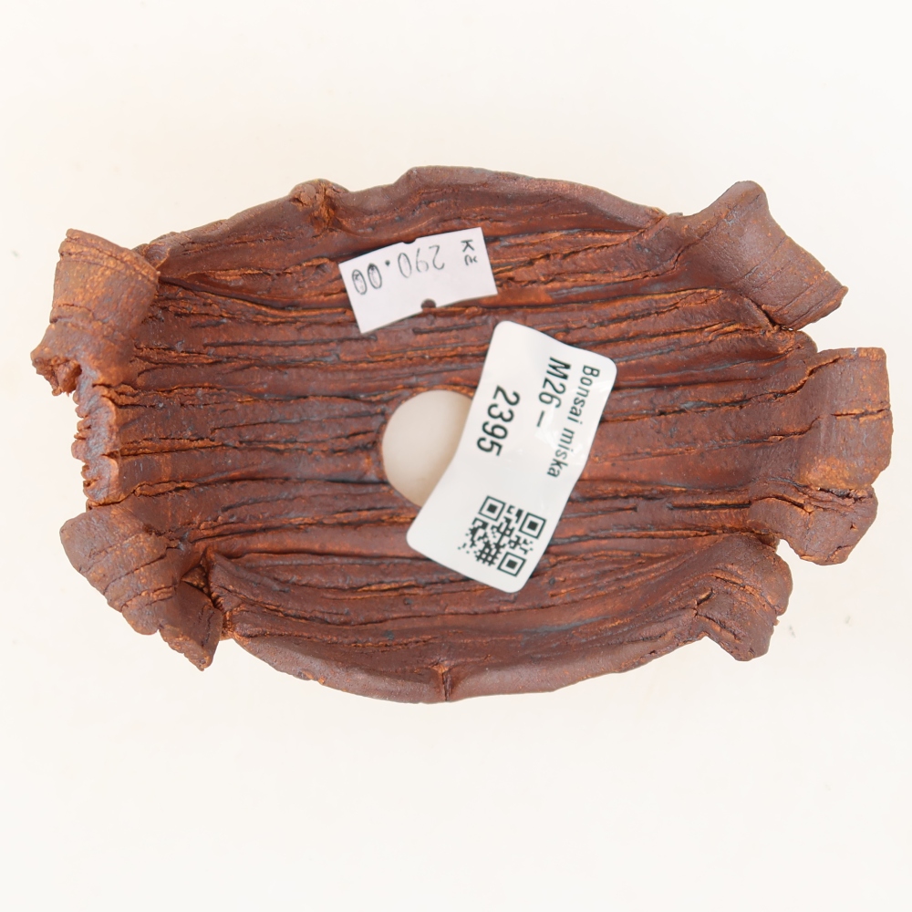 Kerámia héj  10 x 7,5 x 7 cm, barna színű