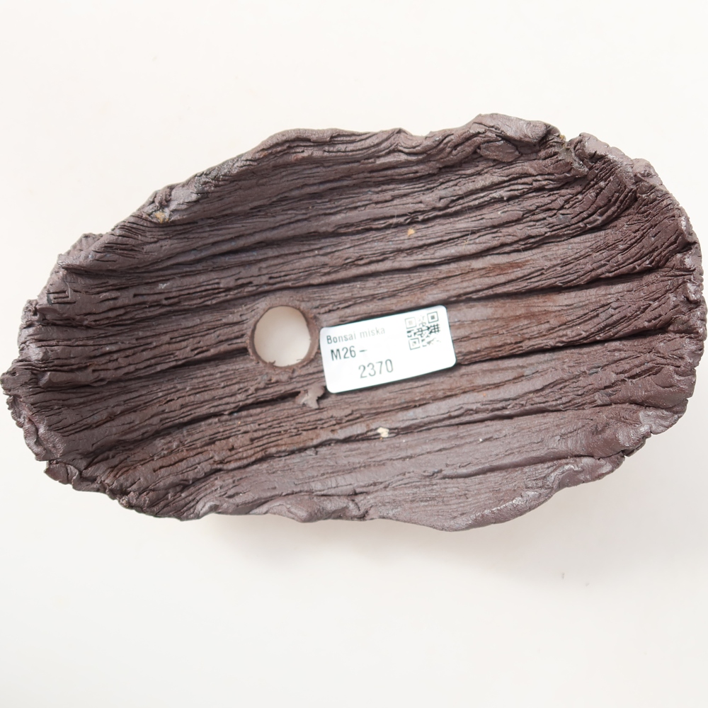 Kerámia héj  14,5 x 11 x 12 cm, barna színű
