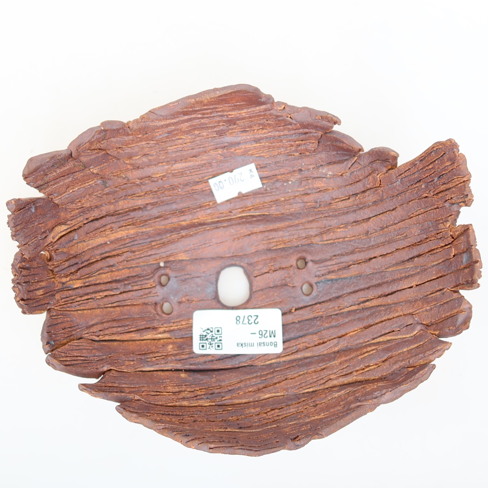 Kerámia héj  18 x 15 x 8 cm, barna színű