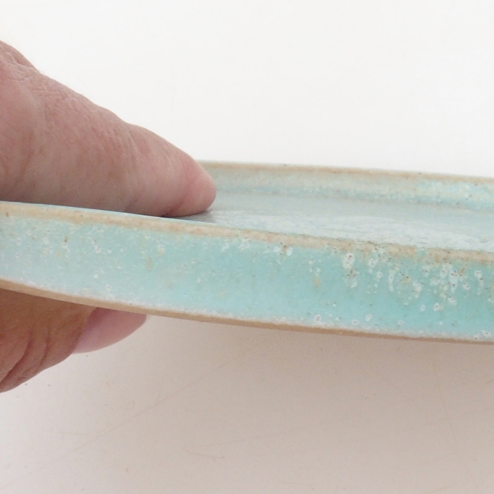 Kerek bonsai konzol D7-S - 16 x 16 x 1 cm - zöld