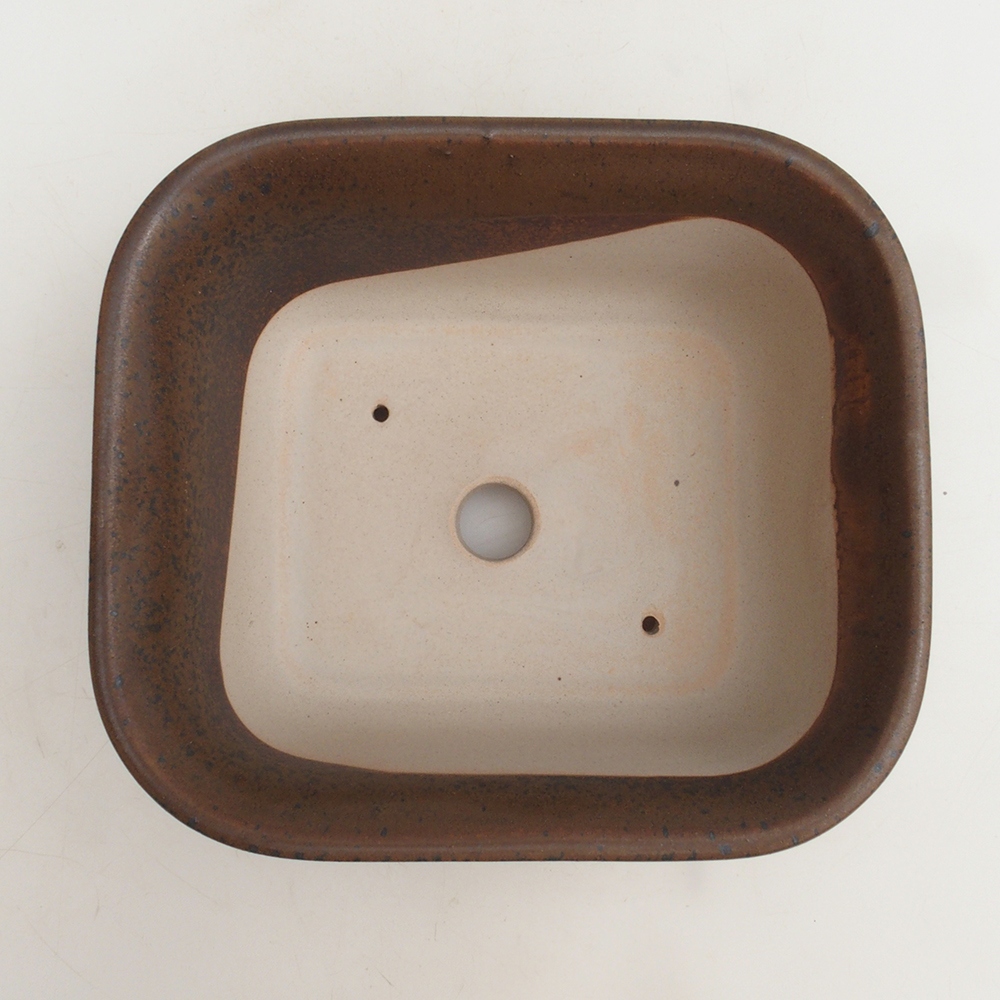 Bonsai tál H36 - 17 x 15 x 7,5 cm. - barna