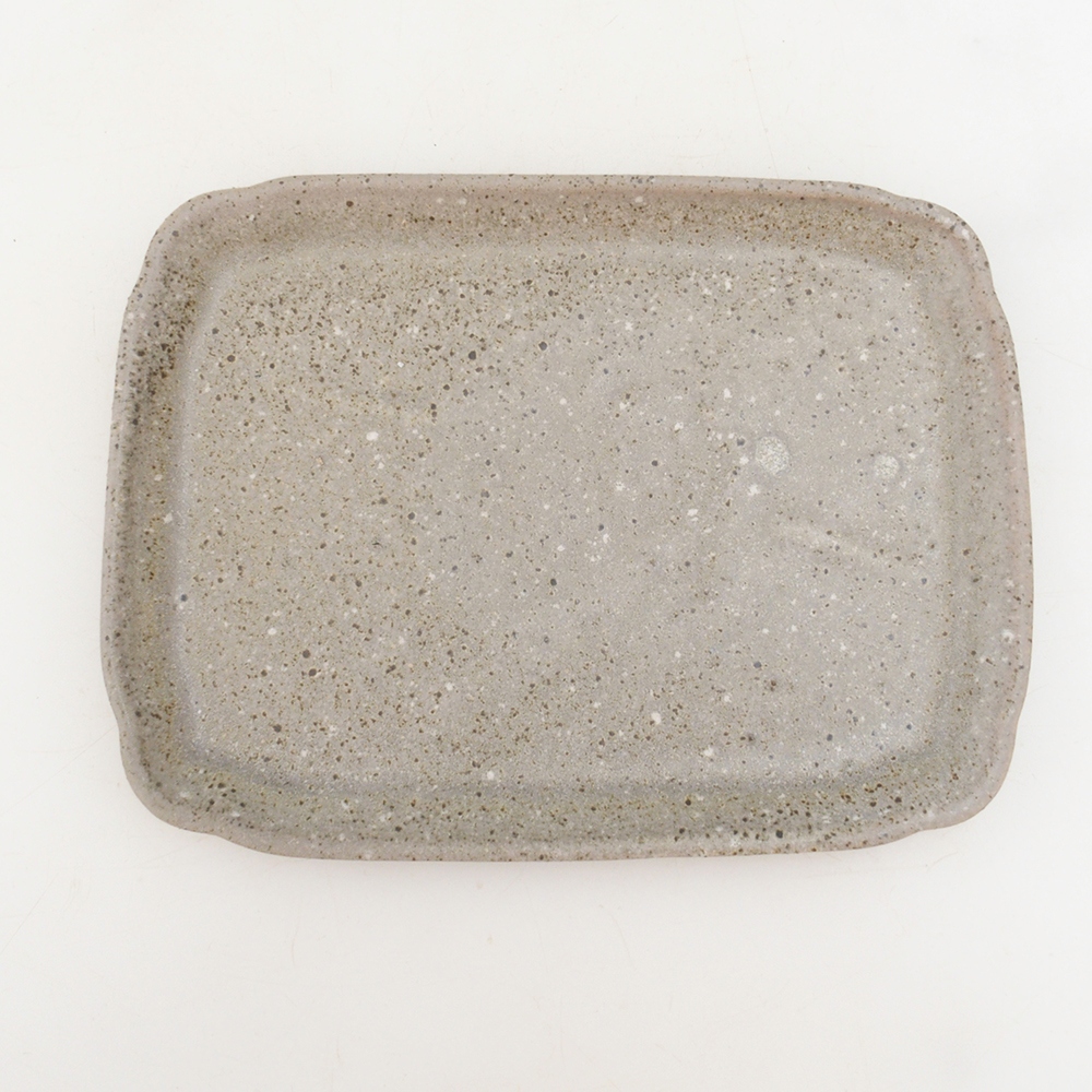 Kerámia tál H50 - 18 x 13 x 1 cm - bézs színű