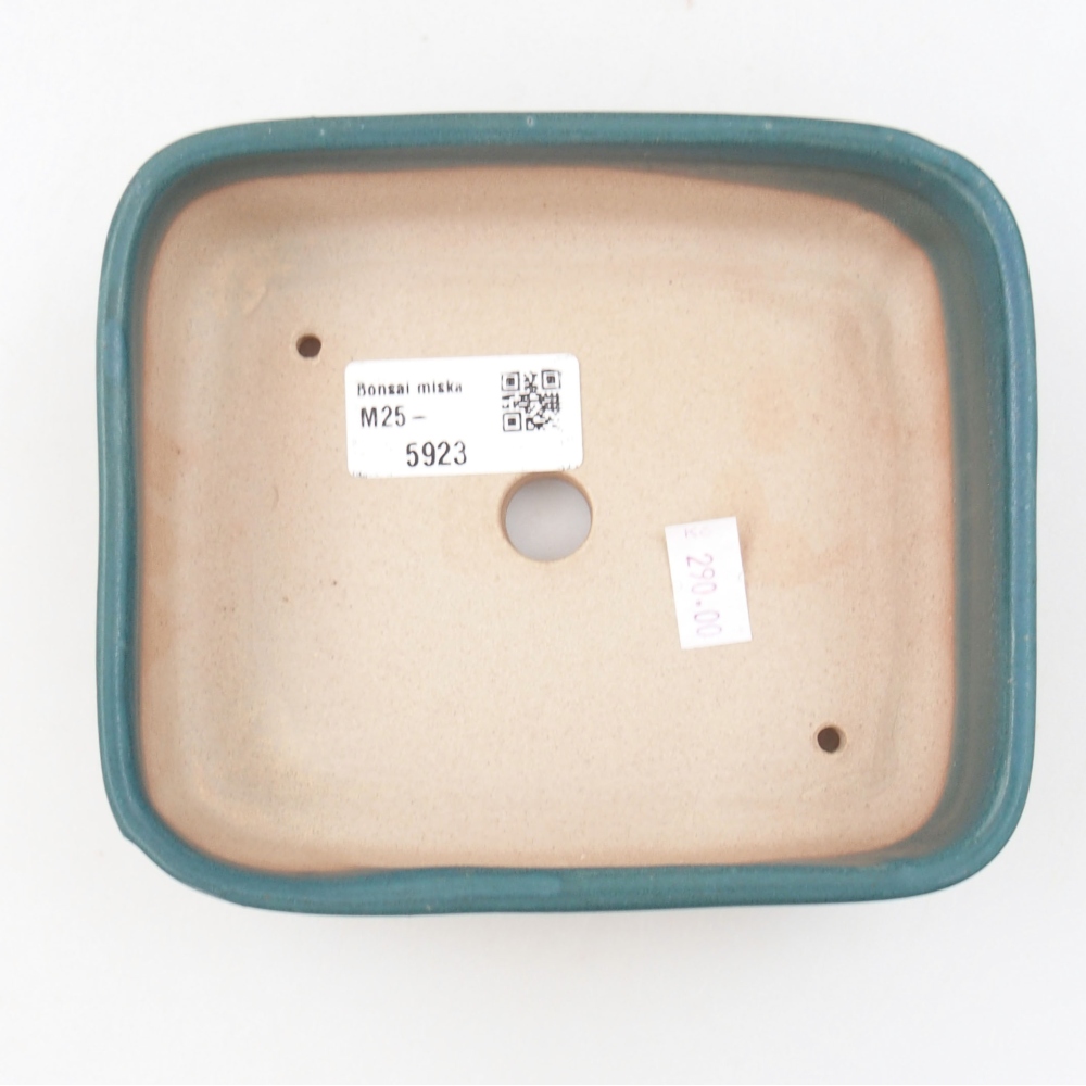 kerámia bonsai tál 22 x 17 x 5 cm, zöld