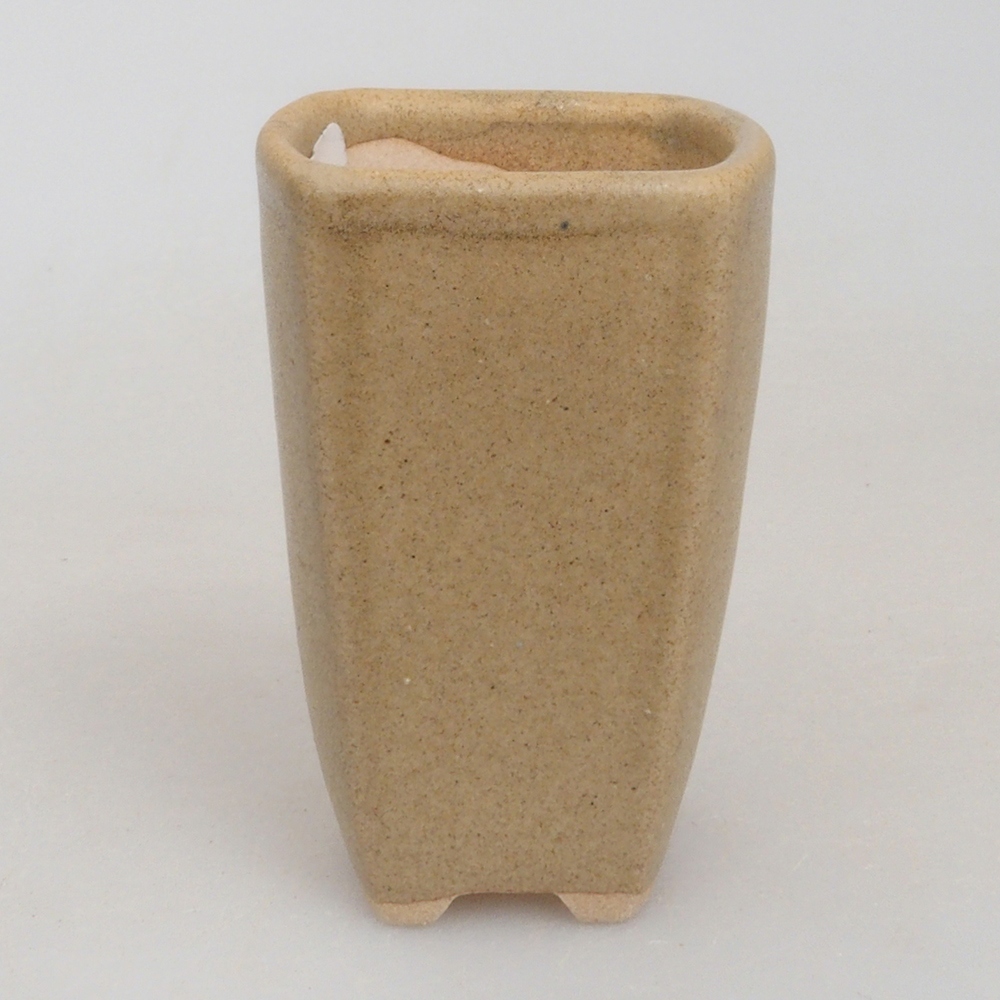 Mini bonsai tál 3,5 x 3 x 5 cm, barna