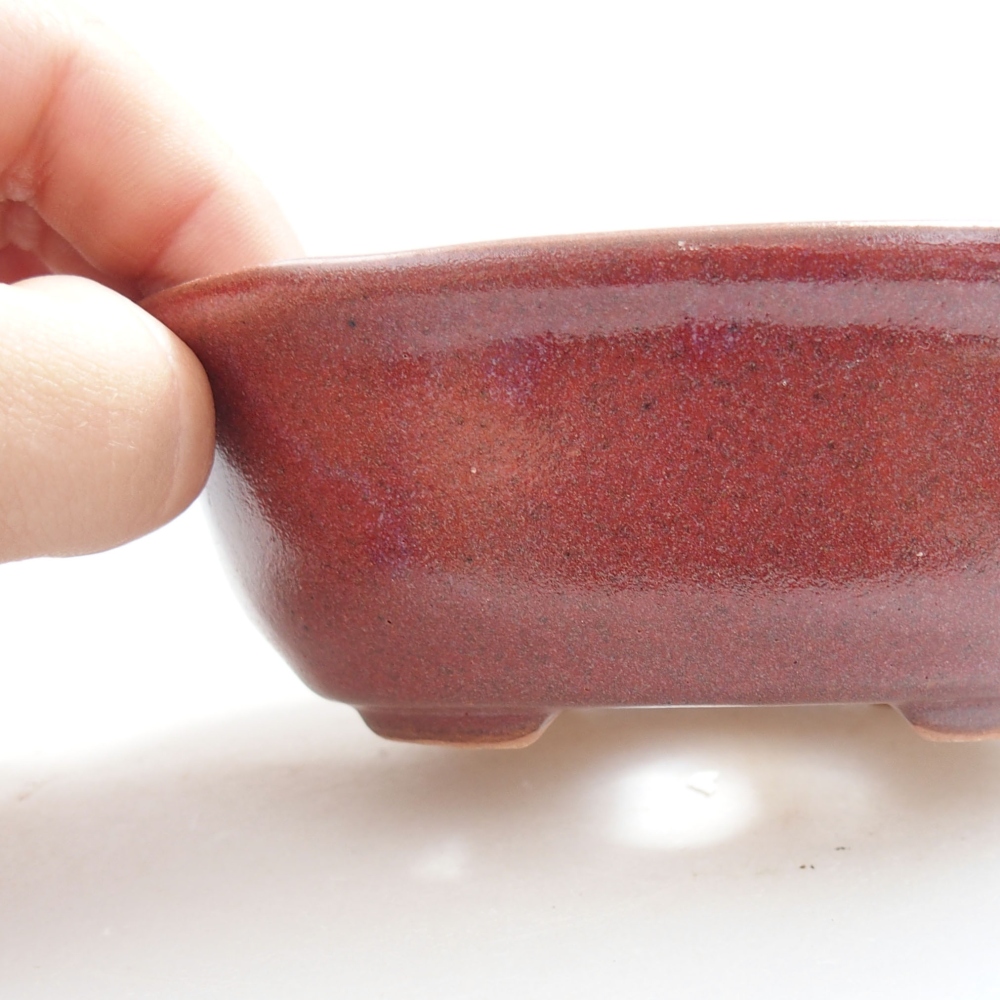 kerámia bonsai tál 22 x 17 x 5 cm, zöld