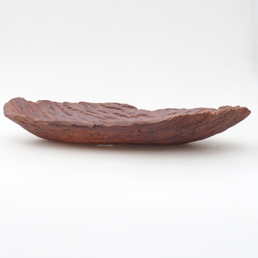 Kerámia kagyló 30 x 18,5 x 5 cm , barna színű