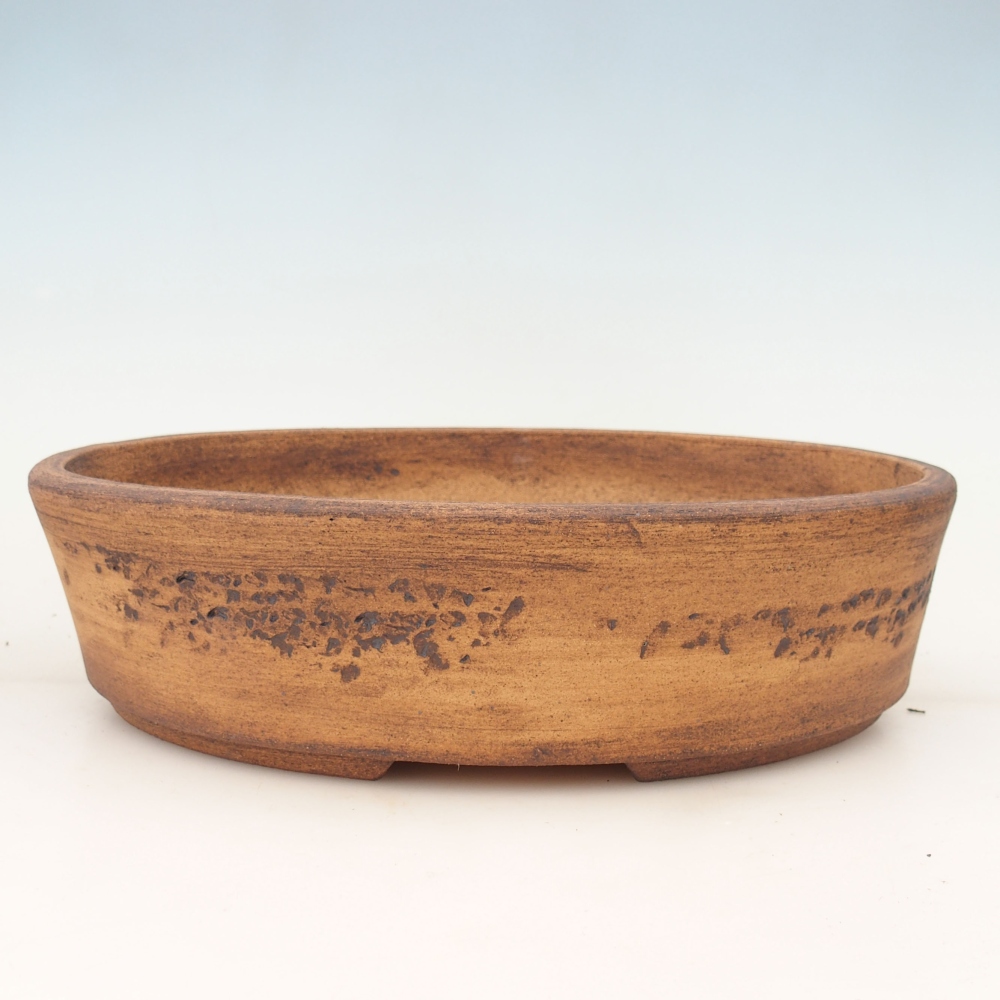 Bonsai tál 32,5 x 25 x 8 cm , színe barna