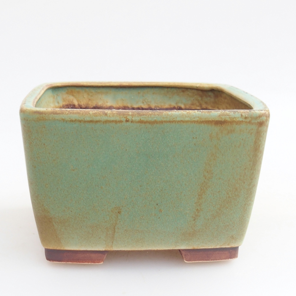 kerámia bonsai tál 10,5 x 10,5 x 7 cm, rózsaszínű