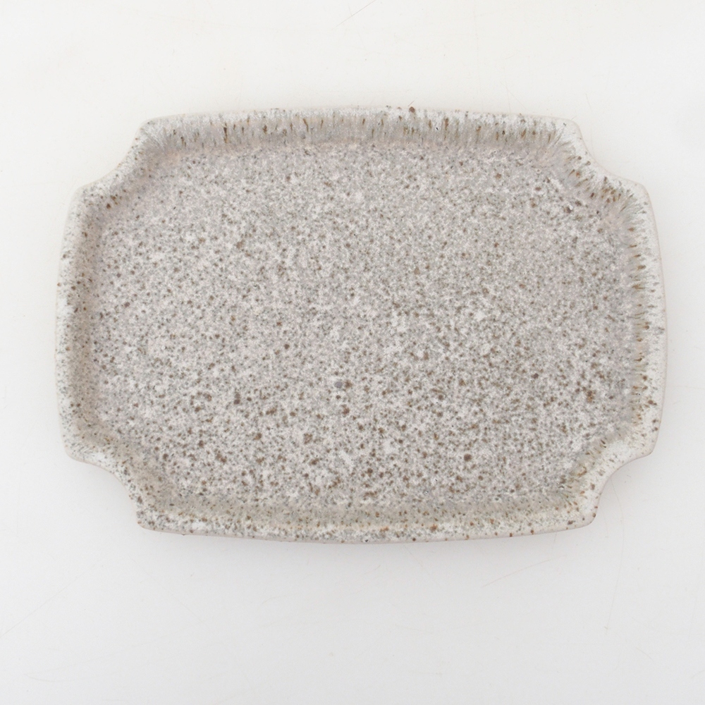 Kerámia tál H17 -15,5 x 11 x 1 cm - bézs színben