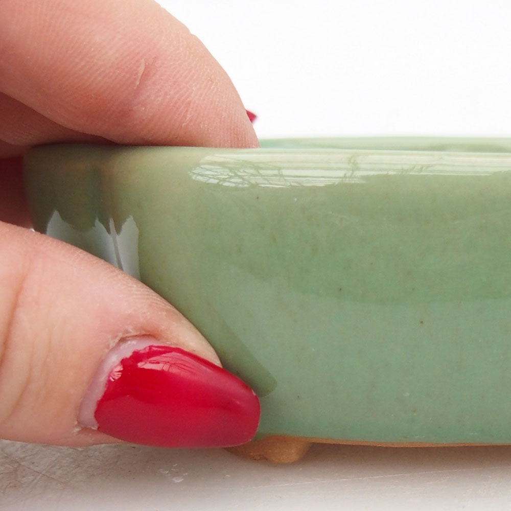 kerámia bonsai tál 125 x 10 x 3 cm, barna