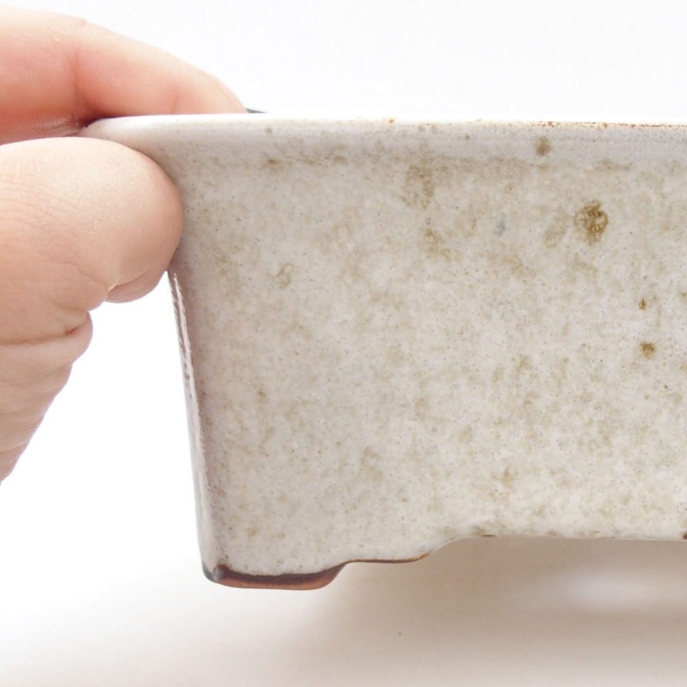 kerámia bonsai tál 22 x 17 x 5 cm, zöld