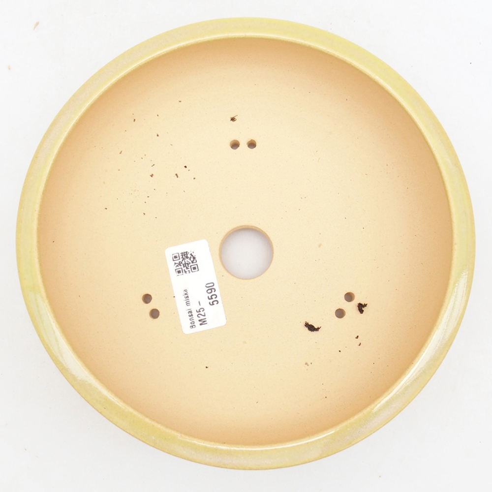 kerámia bonsai tál 18 x 18 x 6 cm, zöld