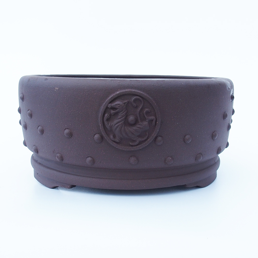 Tál 25 x 25 x 11,5 cm barna színben