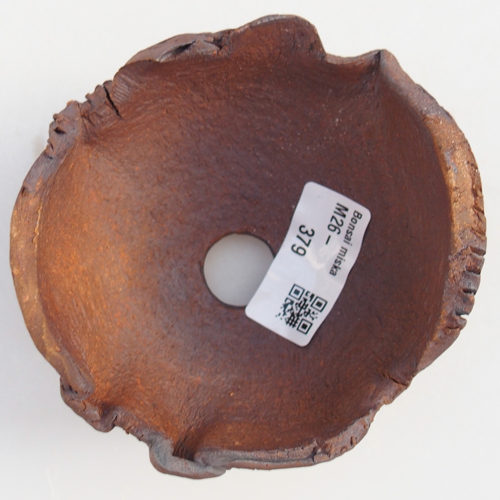 Kerámia kagyló 10 x 9,5 x 7 cm , barna színű