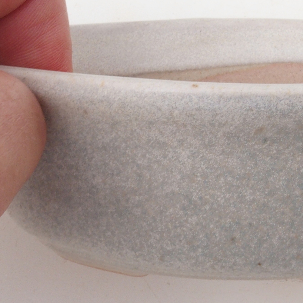 Bonsai tál H05 - 11 x 8 x 4 cm. - bézs színű