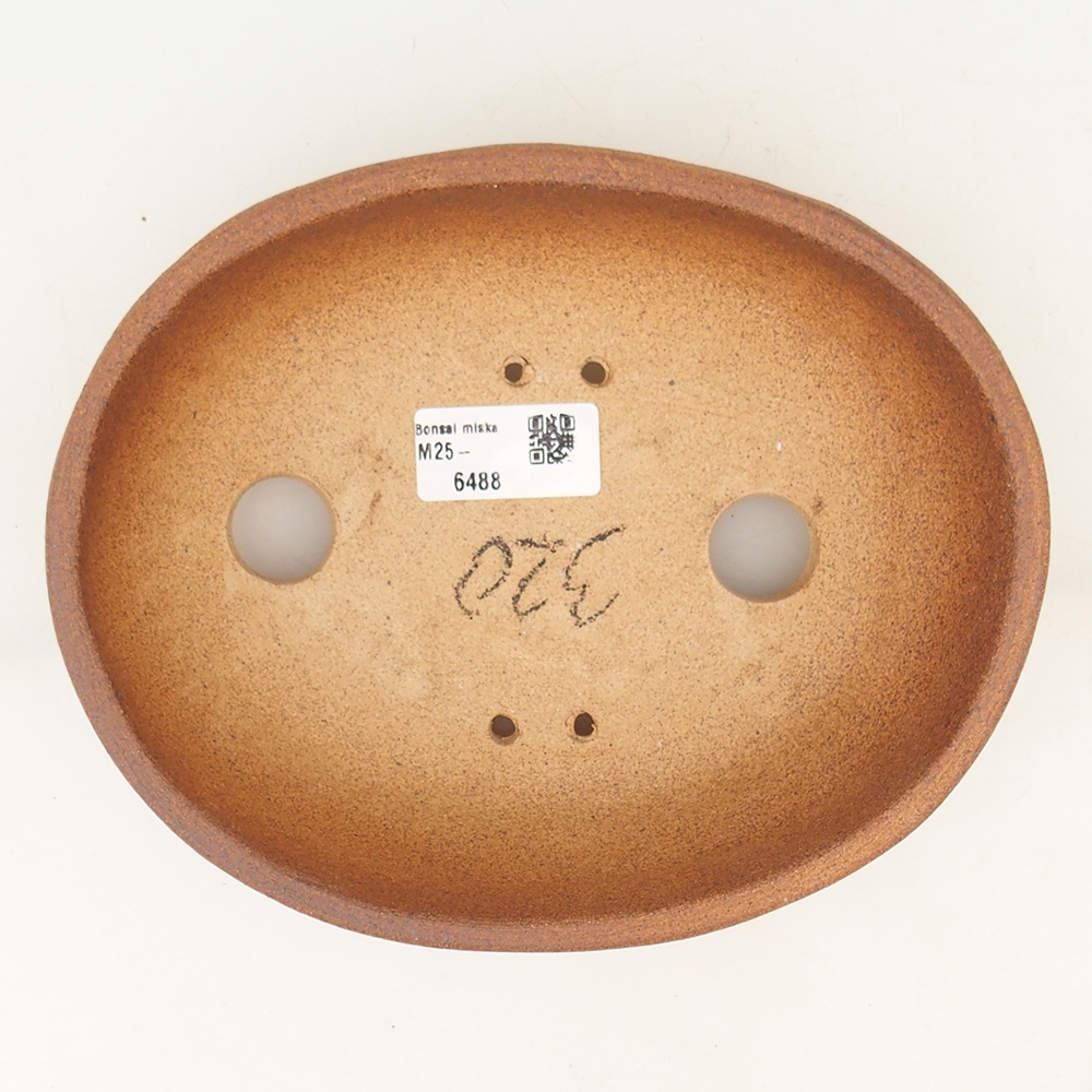 Bonsai tál 20 x 16 x 6 cm , színe barna