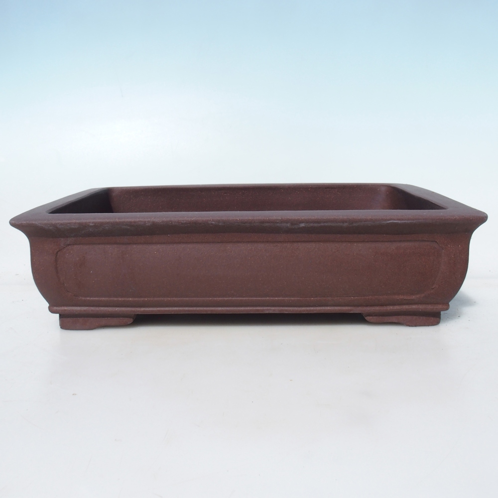 Bonsai tál 34,5 x 25,5 x 8,5 cm nyírfa barna