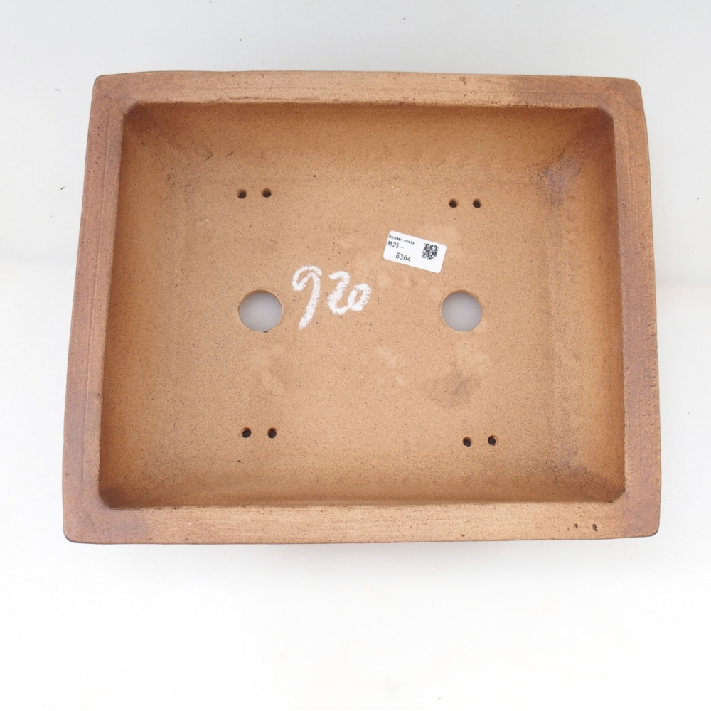 Bonsai tál 35 x 29 x 9 cm , színe barna