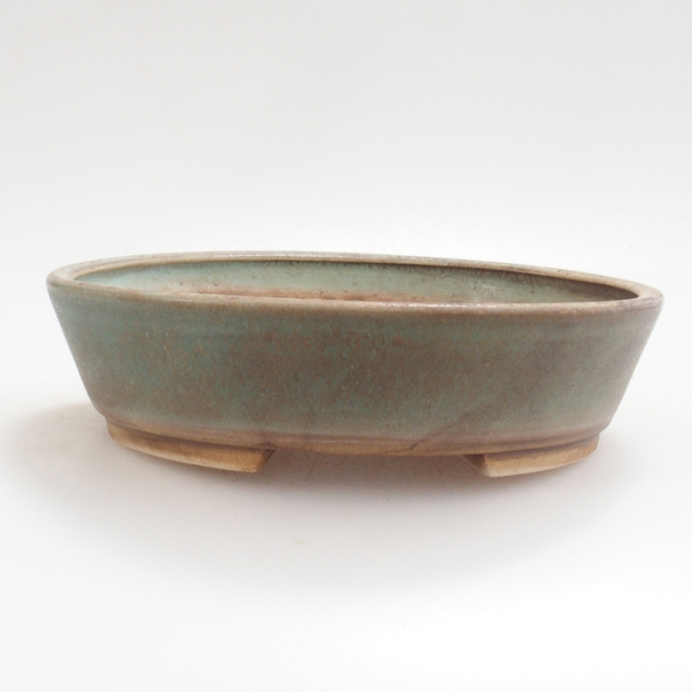 kerámia bonsai tál 10 x 8,5 x 4 cm, barna