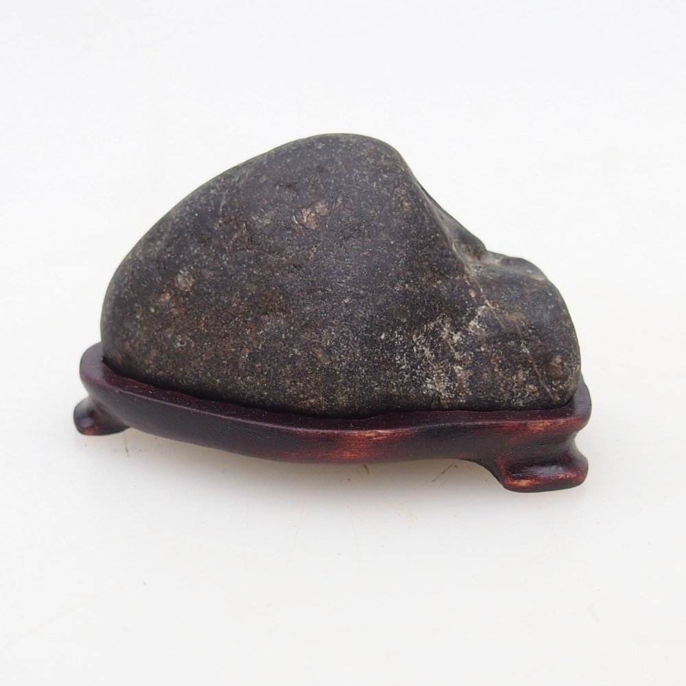 Suiseki - Kő DAI-val (fa alapon)